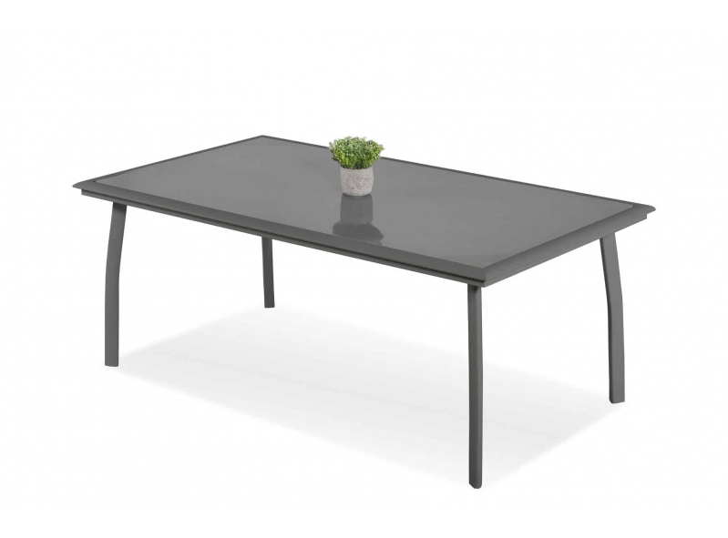 שולחן אלומיניום 1.80 אפור1