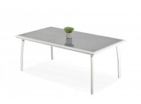 שולחן אלומיניום 1.80 לבן1