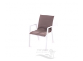 כסא אלומיניום דגם אביב לבן