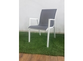 כסא אלומיניום דגם חן לבן