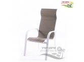 4 כסאות אלומיניום דגם ניצן לבן