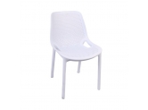 כסא רשת ללא ידיות דגם נרקיס לבן