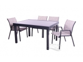סט שולחן וכסאות דגם טולדו