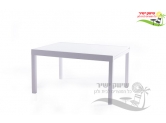 שולחן אלומיניום 90X135 נפתח ל-270 לבן