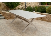 שולחן אלומיניום 100*216 נפתח ל-297 שמפניה