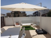 שמשיית צד לגינה מפוארת 3X3 מטר + הטיה צבע לבן